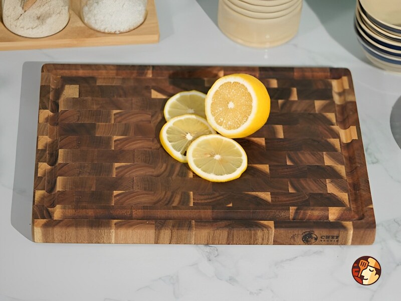Chef Studio Rectangular Acacia Wooden Cutting Board 9.8×13.8×0.9in