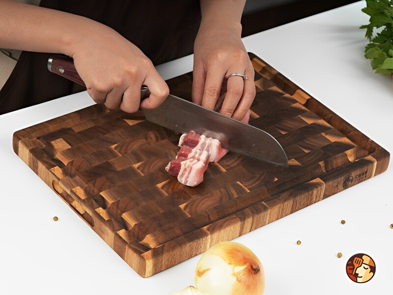 Should you cut meat on a wooden cutting board