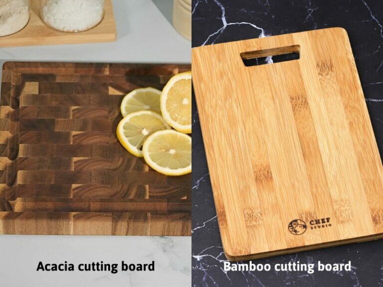 Compare bamboo vs acacia cutting board